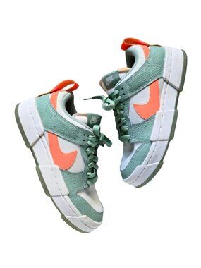 Nike Dunk Low Disrupt DJ3077 001 Sea Glass/Hyper Crimson Sneakers Size 7 Womens